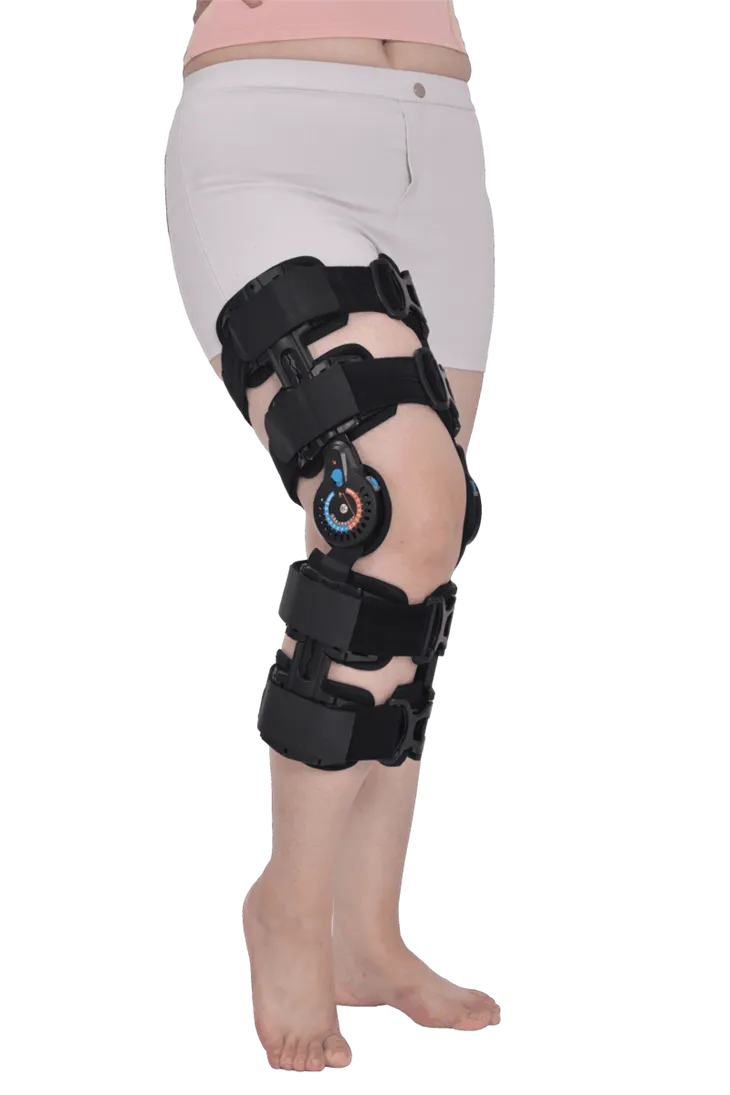 Ρυθμιζόμενο στήριγμα γονάτου με ιατρικό τσοκ