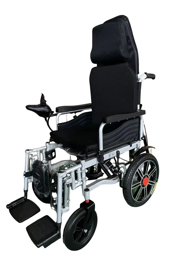 Πτυσσόμενο δυναμικό αναπηρικό αμαξίδιο με δυνατότητα ανάκλισης