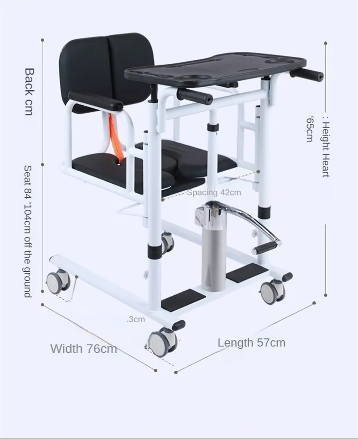 Πόδι σε καρέκλα υδραυλικής μεταφοράς