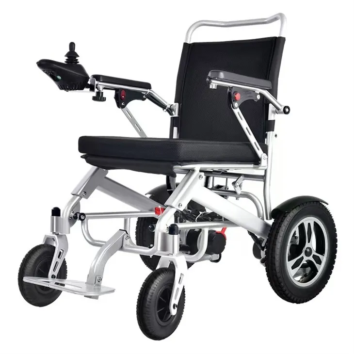 Χειροκίνητο πτυσσόμενο ηλεκτρικό αναπηρικό αμαξίδιο