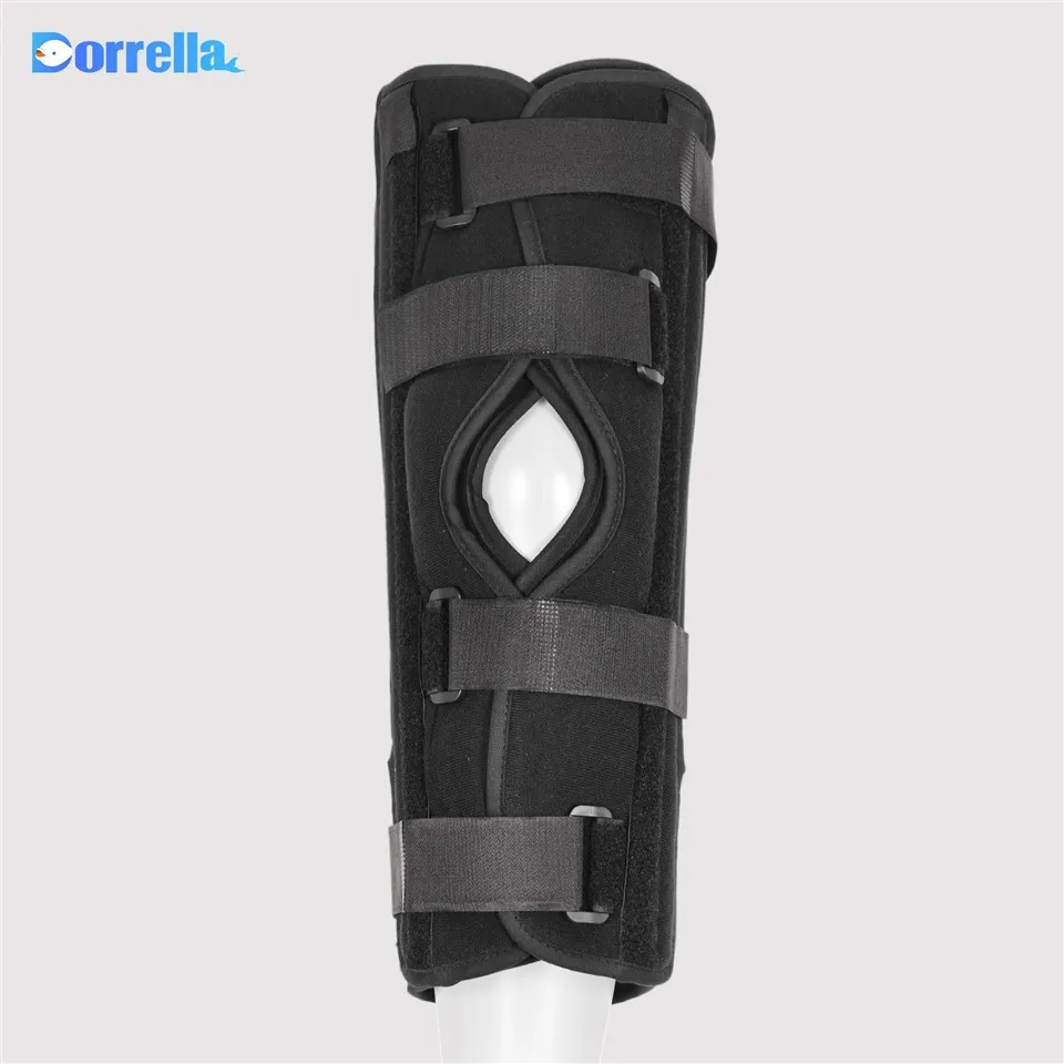 Μαύρο ρυθμιζόμενο στήριγμα γονάτων